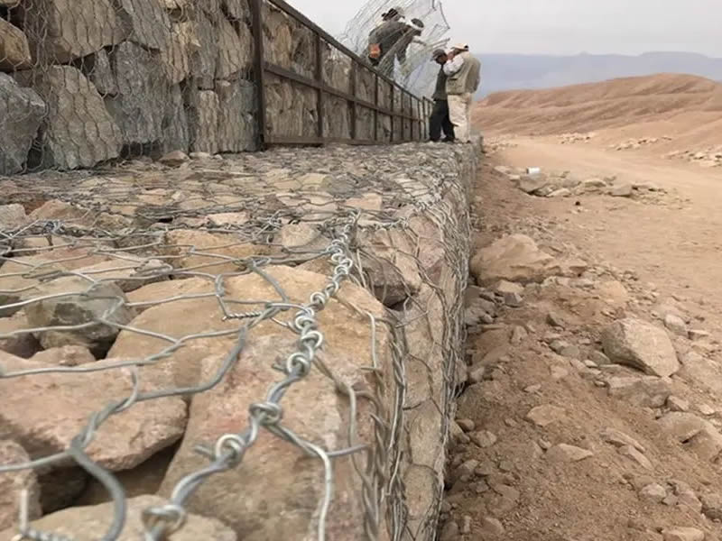 Hot Dipped Galvanized Gabion Mesh